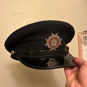 Canadian Firefighter Peaked Dress Uniform Cap